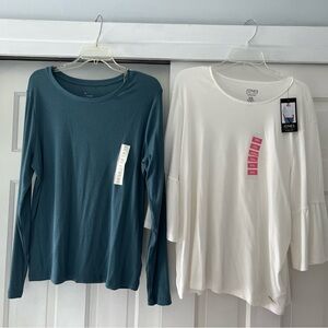 Jones NY and Target long sleeve t’s
